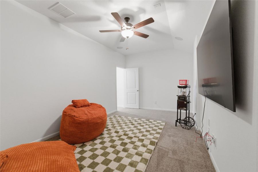 A versatile bonus room awaits, perfect for a dedicated media space or a cozy lounge. A versatile bonus room awaits, perfect for a dedicated media space or a cozy lounge.