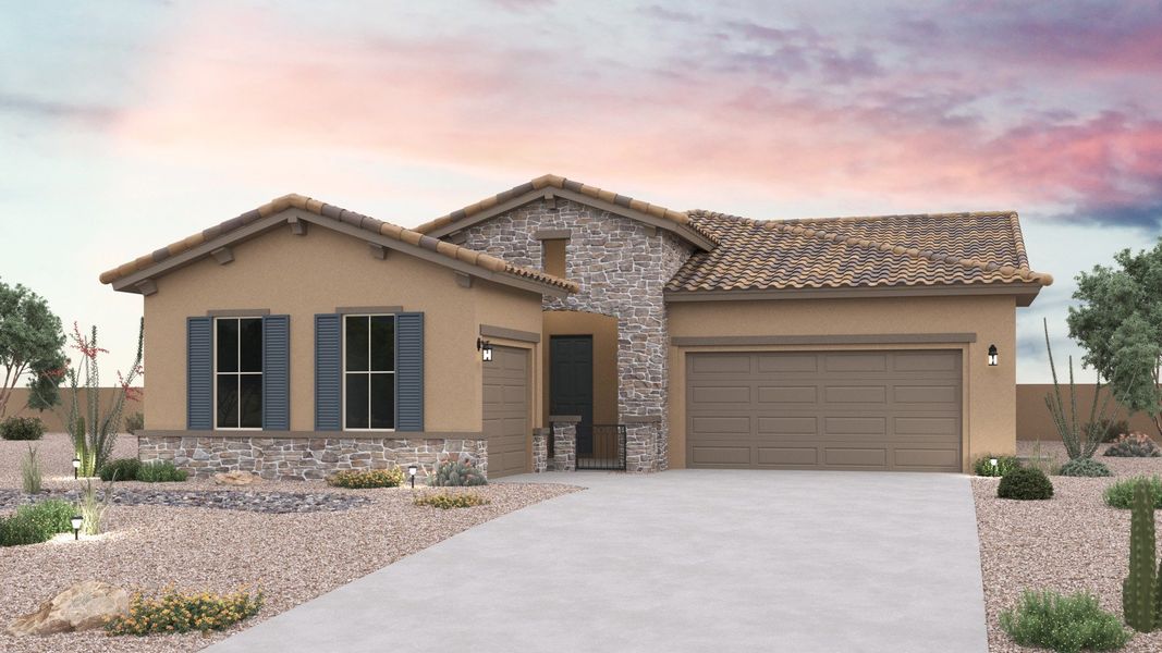 Elevation C – Tuscan Elevation C – Tuscan