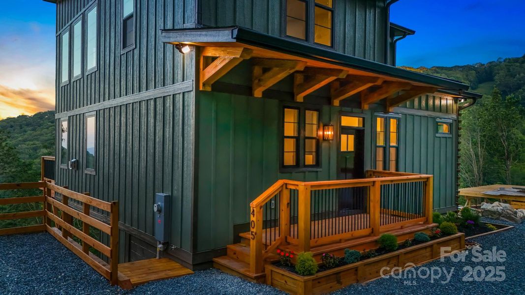 Front exterior of a new home in , Seven Devils, NC, highlighting curb appeal (Image 26). Front exterior of a new home in , Seven Devils, NC, highlighting curb appeal (Image 26).