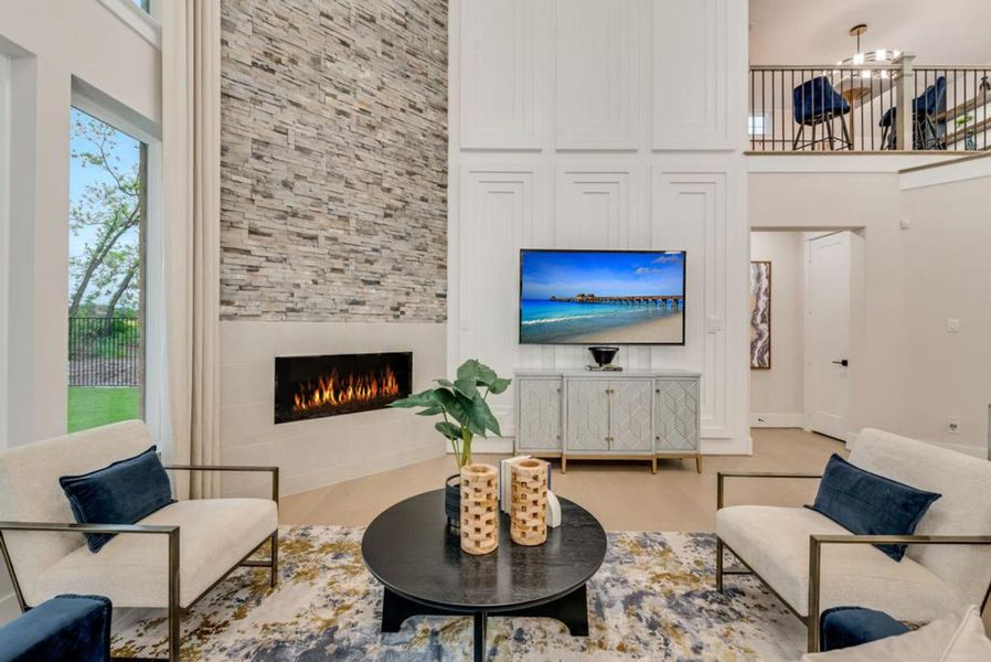 Representative furnished interior of a home built from the Grand Alexandria by Grand Homes in Grand Oaks, Celina (Image 7). Representative furnished interior of a home built from the Grand Alexandria by Grand Homes in Grand Oaks, Celina (Image 7).