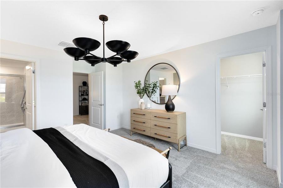 Furnished interior view inside a new home in Silverleaf Oaks, Winter Garden (Image 23).