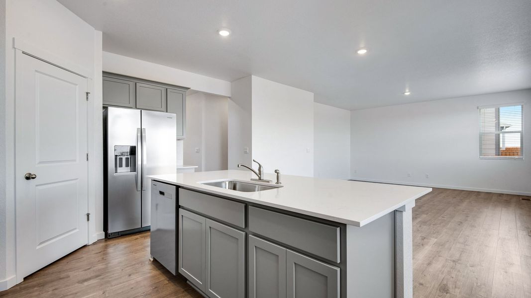 Furnished interior view inside a new home in Vista Meadows, Fort Lupton (Image 6).