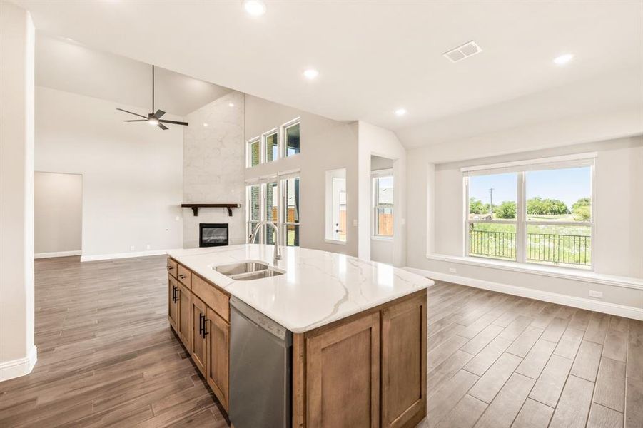 Furnished interior view inside a new home in Devonshire Classic 60-65, Forney (Image 18). Furnished interior view inside a new home in Devonshire Classic 60-65, Forney (Image 18).