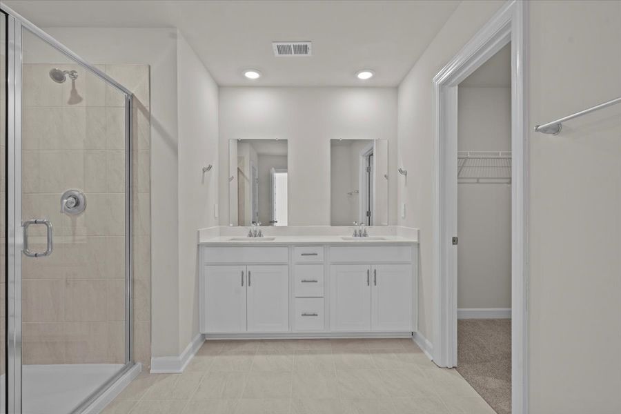 Furnished interior view inside a new home in Cedar Shoals – Heritage Collection, Piedmont (Image 10).