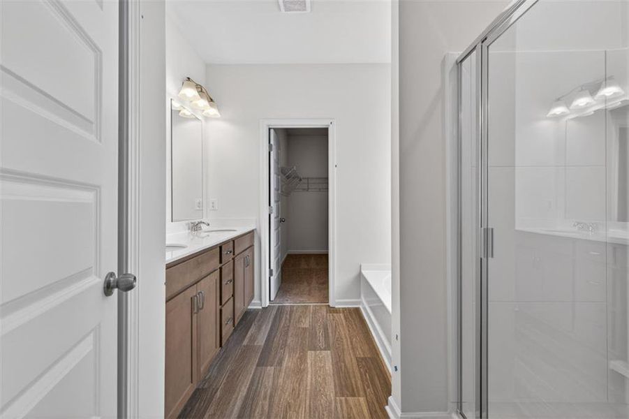 Furnished interior view inside a new home in Laurel Ridge, Rock Spring (Image 10).