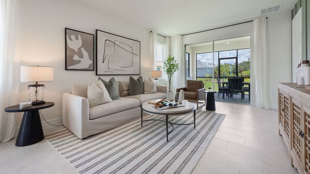 Furnished interior view inside a new home in Lakes of Mount Dora, Mount Dora (Image 20).