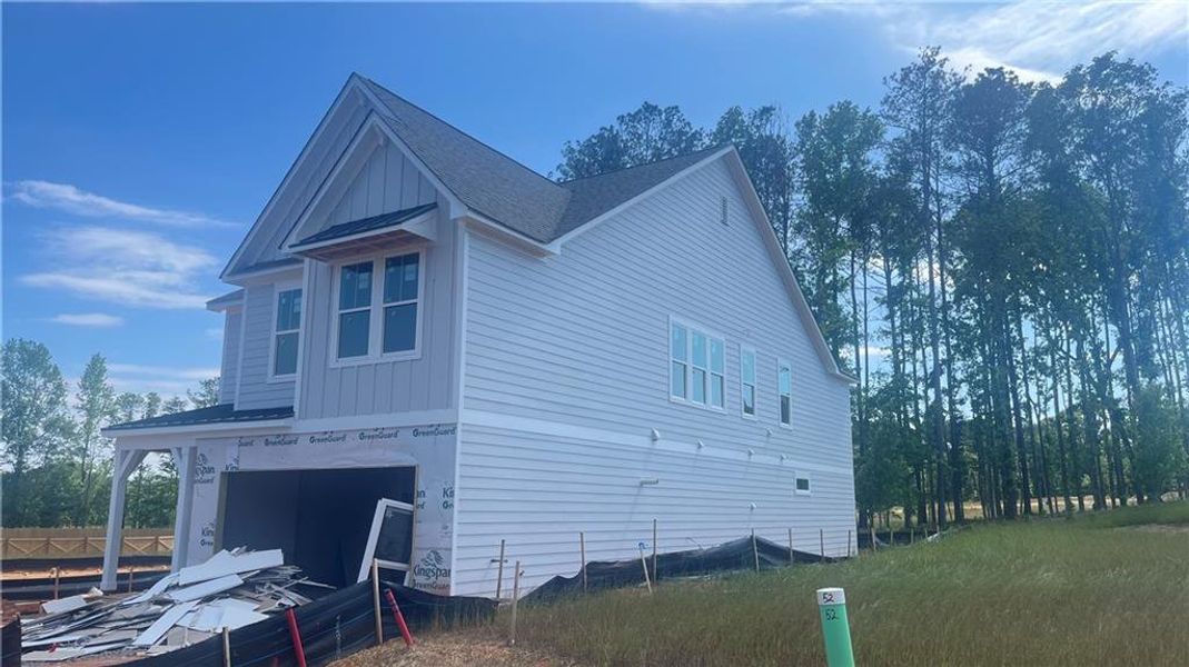 In-progress construction of a new home in , Canton, GA (Image 29).