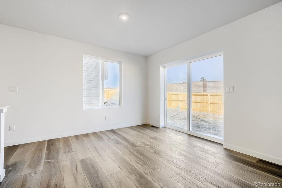 Spacious, unfurnished interior of a new home in Copper Chase, Colorado Springs (Image 11).