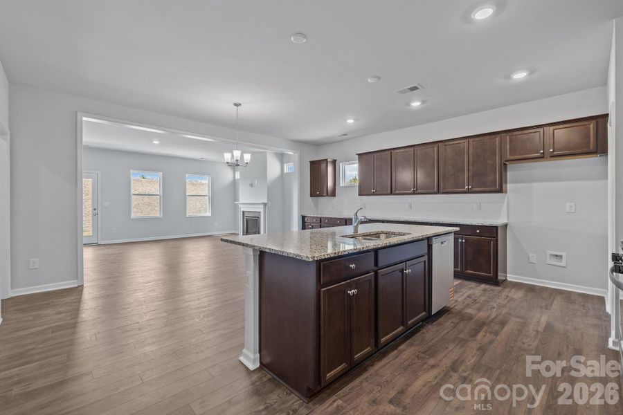 Furnished interior view inside a new home in McFarland Estates, York (Image 5).