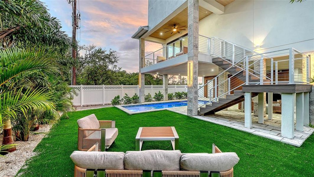 Exterior details and patio area of a home in , Holmes Beach (Image 34). Exterior details and patio area of a home in , Holmes Beach (Image 34).