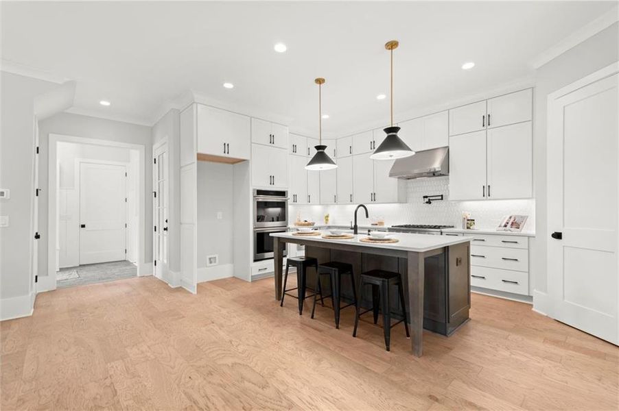 Furnished interior view inside a new home in , Brookhaven (Image 32).