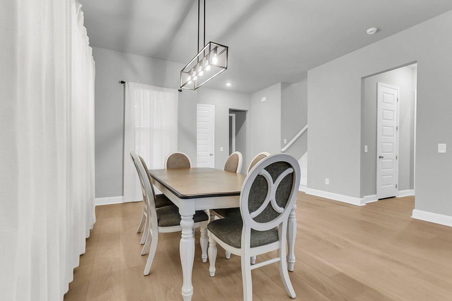 Furnished interior view inside a new home in , Summerville (Image 8).