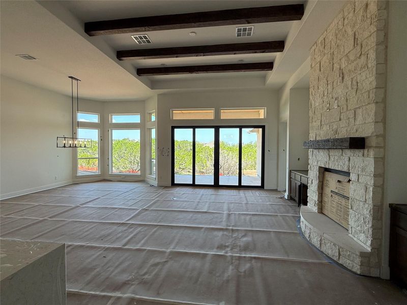 Spacious, unfurnished interior of a new home in ClearWater Ranch, Liberty Hill (Image 15). Spacious, unfurnished interior of a new home in ClearWater Ranch, Liberty Hill (Image 15).