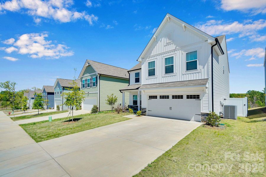Front exterior of a new home in , Dallas, NC, highlighting curb appeal (Image 16). Front exterior of a new home in , Dallas, NC, highlighting curb appeal (Image 16).