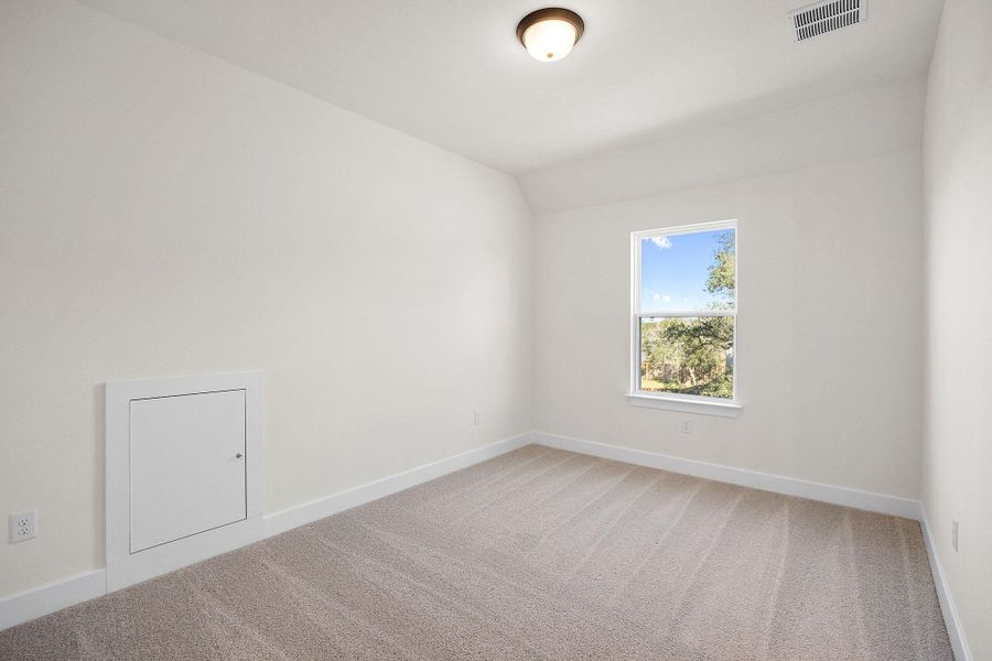 Spacious, unfurnished interior of a new home in Bridgeland, Cypress (Image 32).