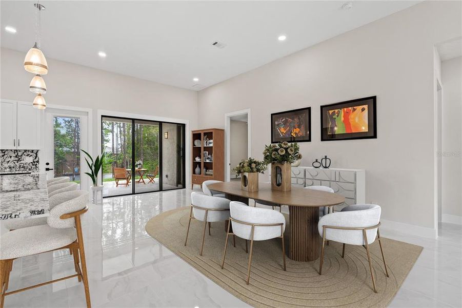 Furnished interior view inside a new home in , Palm Coast (Image 15).