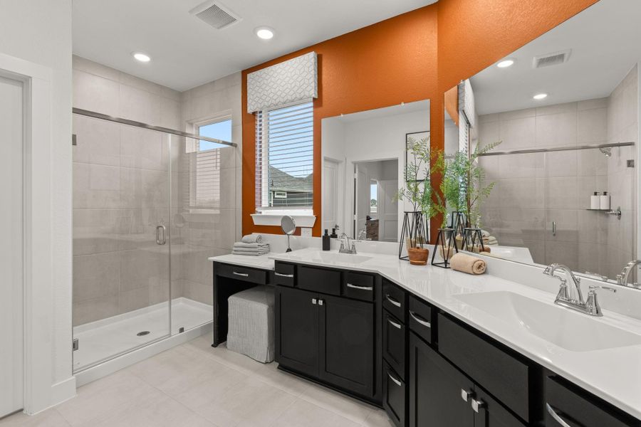 Furnished interior view inside a new home in Balmoral, Atascocita (Image 20).