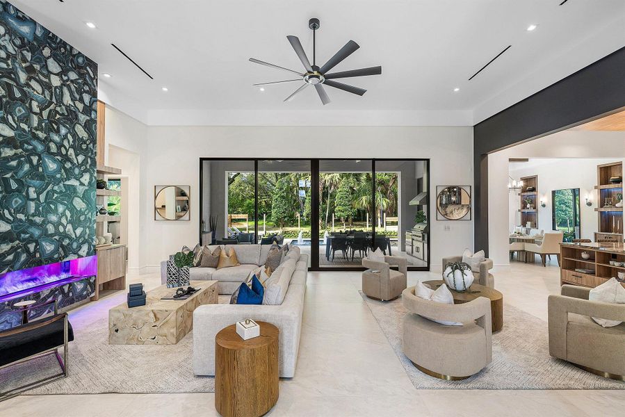 Furnished interior view inside a new home in , Boca Raton (Image 48). Furnished interior view inside a new home in , Boca Raton (Image 48).