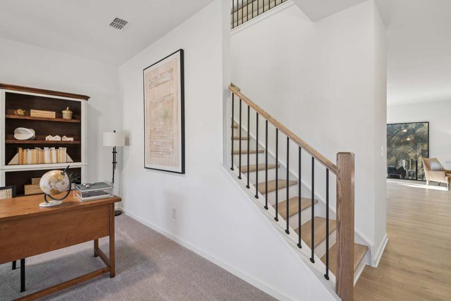 Representative furnished interior of a home built from the Astrid by Ashton Woods in Langston Reserve, Cartersville (Image 33).
