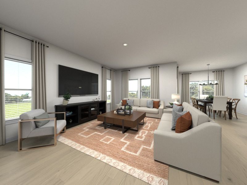 Furnished interior view inside a new home in Wyncliff, Clarksville (Image 5).