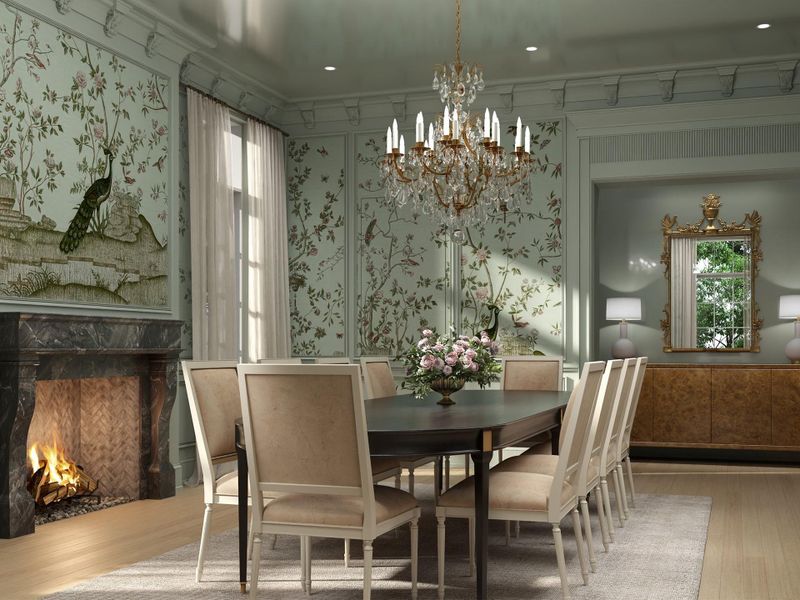 Furnished interior view inside a new home in , Houston (Image 6).