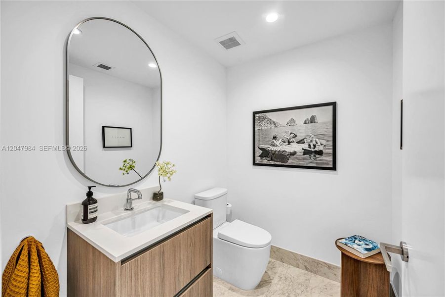 Furnished interior view inside a new home in , Bay Harbor Islands (Image 13).