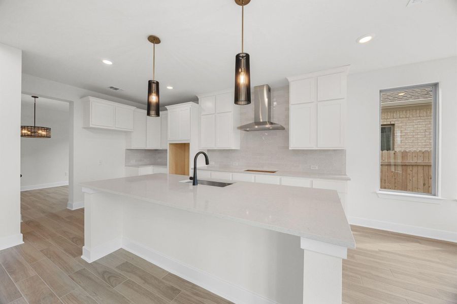 Furnished interior view inside a new home in Santa Rita Ranch, Liberty Hill (Image 12).