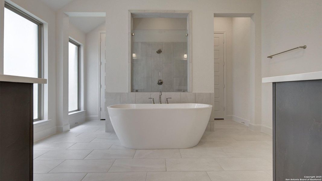 Furnished interior view inside a new home in Stevens Ranch 55', San Antonio (Image 17).