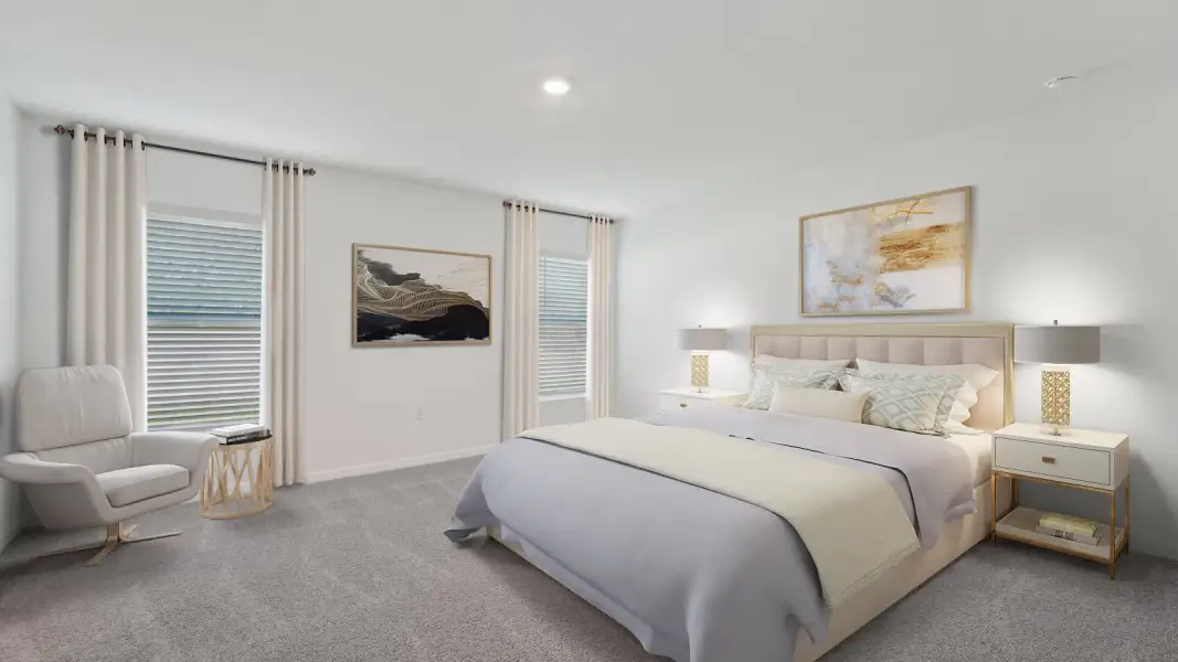 Furnished interior view inside a new home in Abbott Park, Zephyrhills (Image 17).