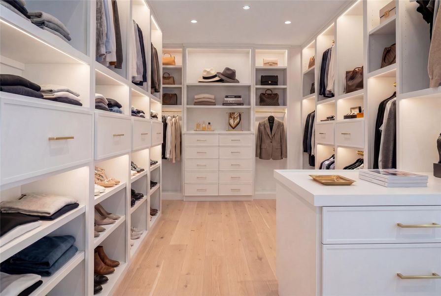Primary Closet Rendering Primary Closet Rendering