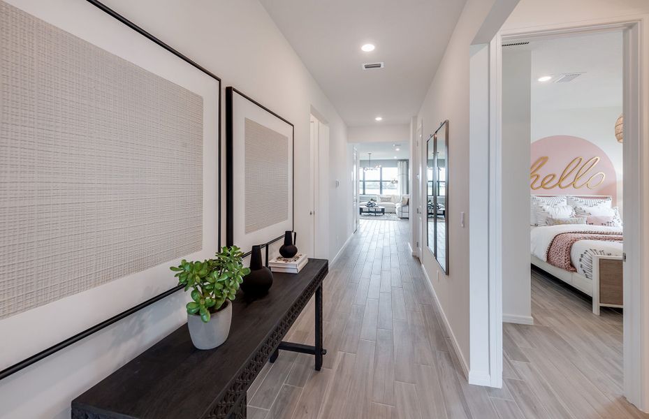 Entryway welcoming you home