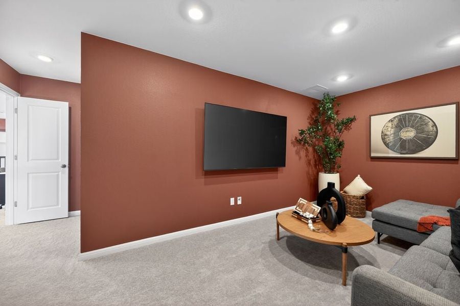 Furnished interior view inside a new home in Turners Crossing, Buda (Image 11). Furnished interior view inside a new home in Turners Crossing, Buda (Image 11).