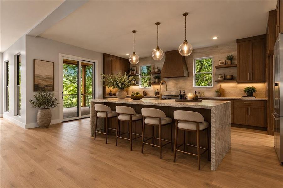 Furnished interior view inside a new home in , Marietta (Image 18).
