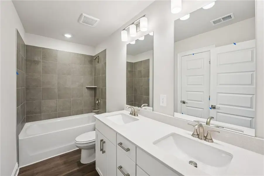 Furnished interior view inside a new home in , Cumming (Image 16).