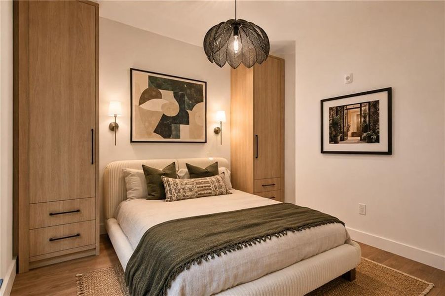 Furnished interior view inside a new home in , Atlanta (Image 17).