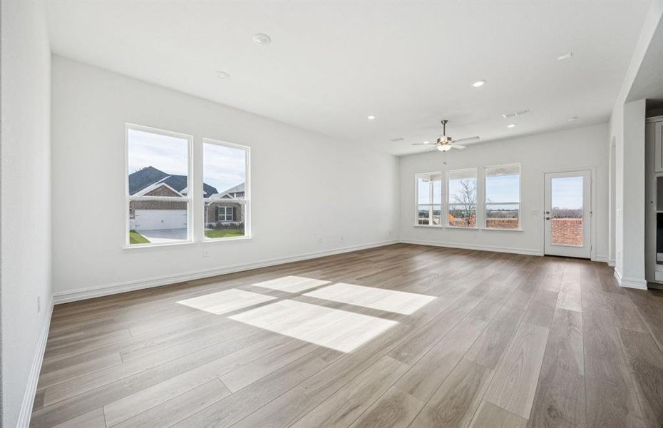 Spacious gathering room