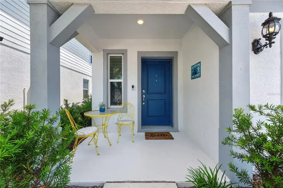 Exterior details and patio area of a home in Caldera, Spring Hill (Image 3).