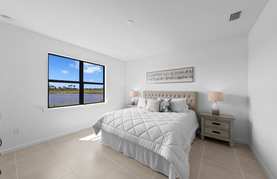 Furnished interior view inside a new home in Del Webb Naples, Ave Maria (Image 9). Furnished interior view inside a new home in Del Webb Naples, Ave Maria (Image 9).