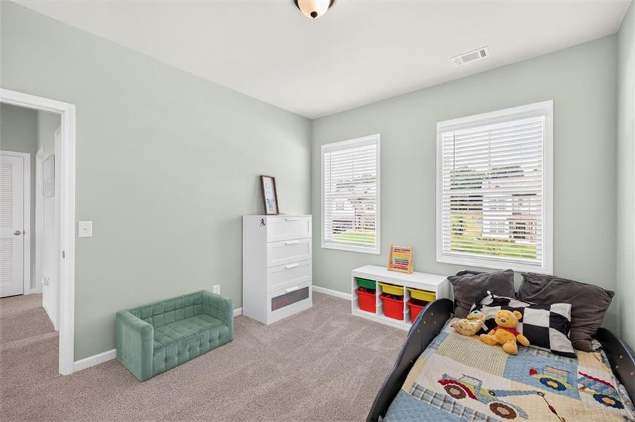 Furnished interior view inside a new home in Porches at Mobley Lake, Dacula (Image 34).