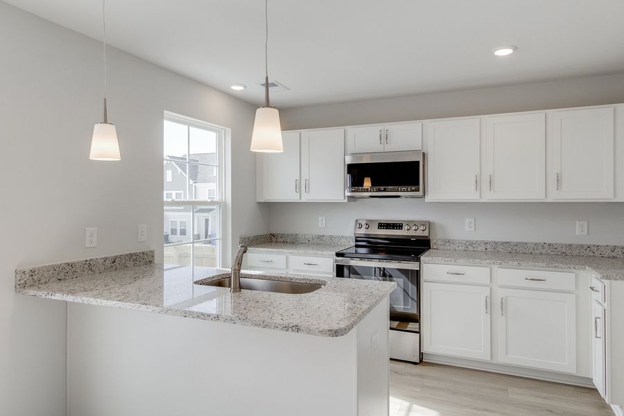 Furnished interior view inside a new home in Astoria, Columbia (Image 7).