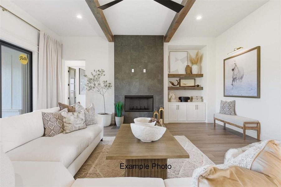 Furnished interior view inside a new home in , Azle (Image 12).