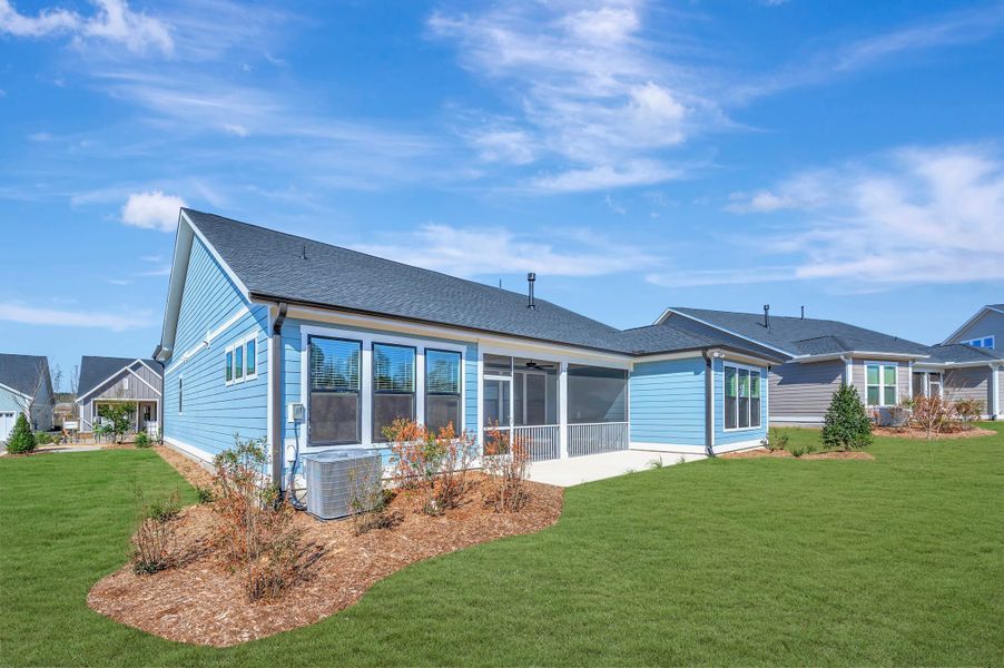 Representative exterior details of a home built from the Aspen Creek by Tri Pointe Homes in Altis At Serenity | A 55+ Community, Fuquay Varina (Image 27).
