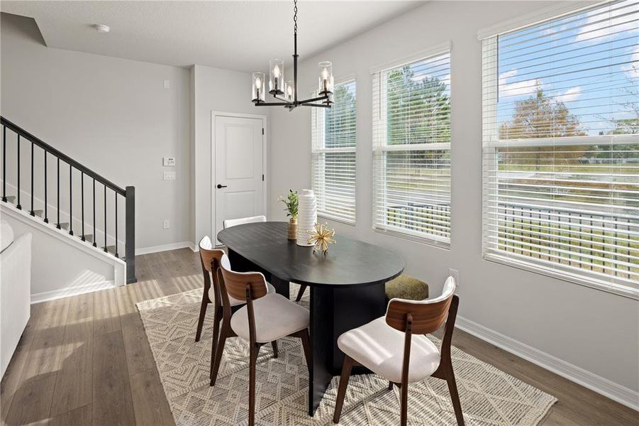 Furnished interior view inside a new home in , Orlando (Image 5). Furnished interior view inside a new home in , Orlando (Image 5).