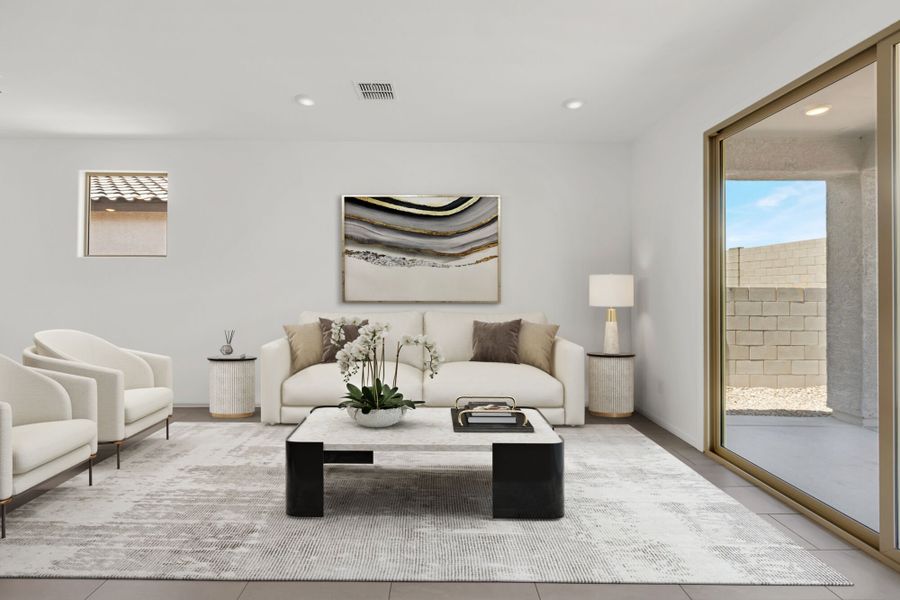Furnished interior view inside a new home in Blackhawk, Tucson (Image 3).