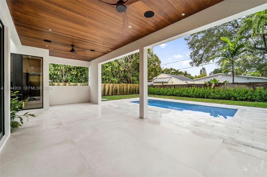 Exterior details and patio area of a home in , Miami (Image 17). Exterior details and patio area of a home in , Miami (Image 17).