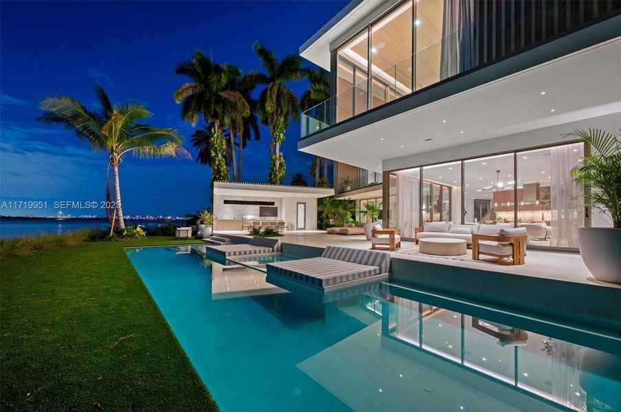 Exterior details and patio area of a home in , Miami Beach (Image 29).