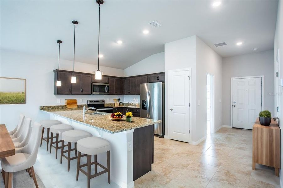 Furnished interior view inside a new home in , Lehigh Acres (Image 14). Furnished interior view inside a new home in , Lehigh Acres (Image 14).