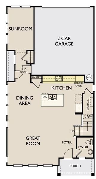 2D floor plan layout of this home in Promenade at Clari Park, Murfreesboro, TN (Image 2). 2D floor plan layout of this home in Promenade at Clari Park, Murfreesboro, TN (Image 2).