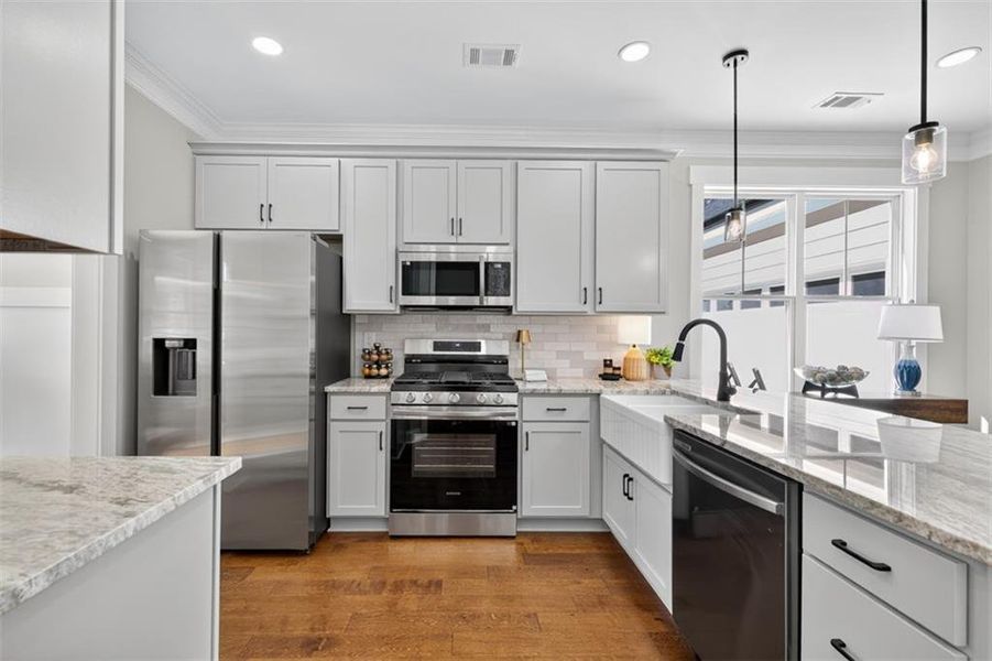 Furnished interior view inside a new home in , Covington (Image 7).