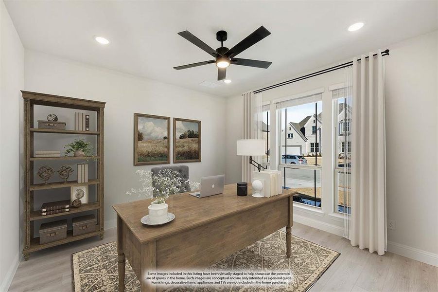 Furnished interior view inside a new home in West Crossing, Anna (Image 13).